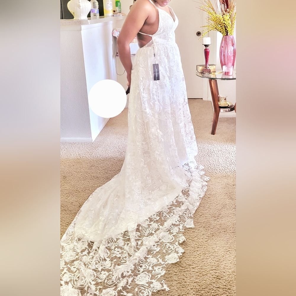 Beach  wedding dress